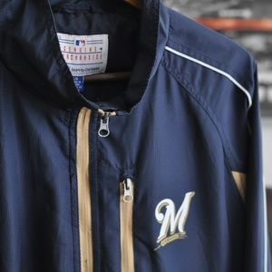 Milwaukee Brewers Windbreaker MLB Genuine Merch